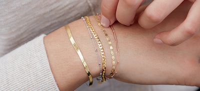 Bracelets, Chain Bracelets, Woman's Wrist Wearing Bracelets