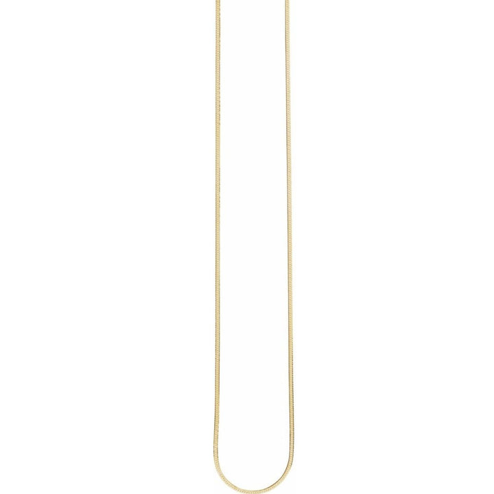 14k Gold 1.6 mm Flexible Herringbone Chain Necklace