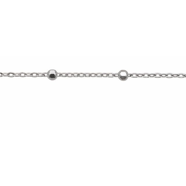 14k Gold Galileo Chain Infinity Bracelet