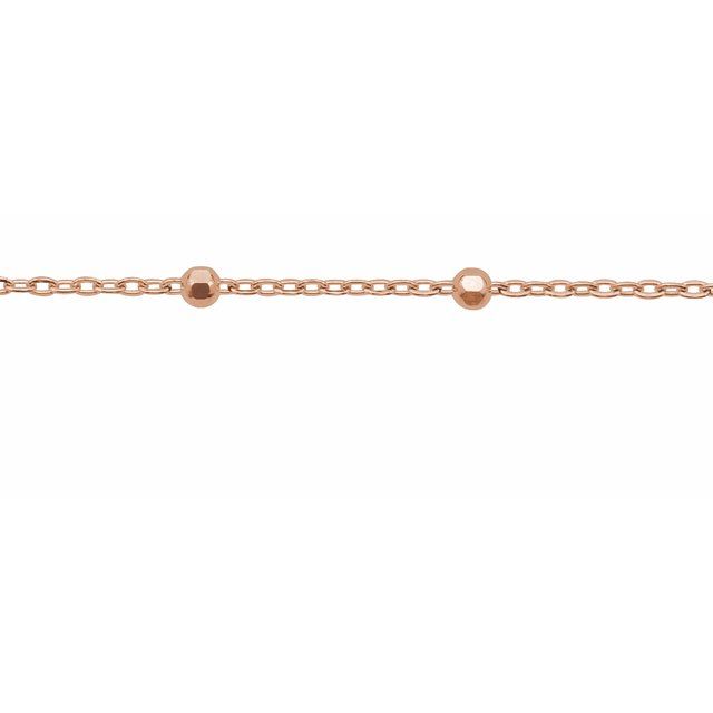 14k Gold Galileo Chain Infinity Bracelet