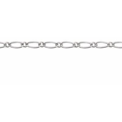 14k Gold 1.5mm Figaro Chain - Infinity Bracelet