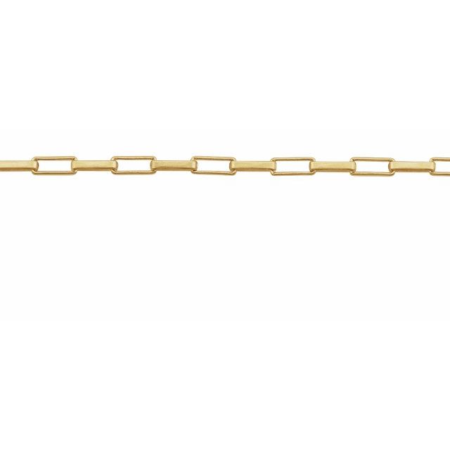 Boxy Long Cable Chain - Infinity Bracelet