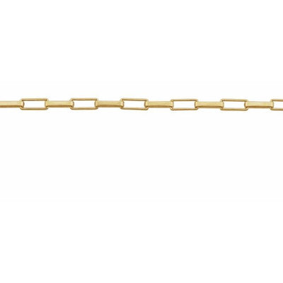 Boxy Long Cable Chain - Infinity Bracelet