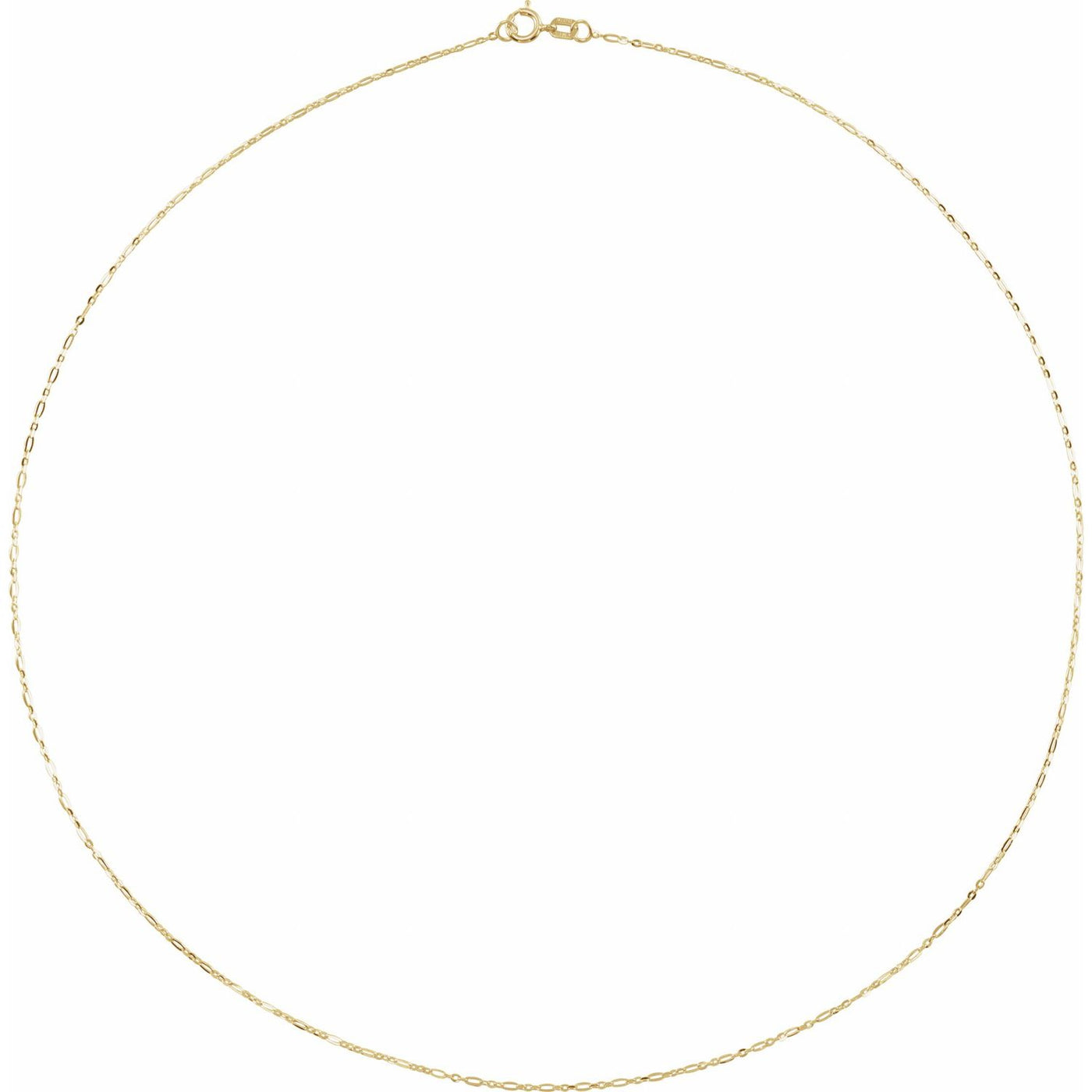 14k Gold 1.5mm Figaro Chain Necklace