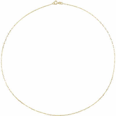 14k Gold 1.5mm Figaro Chain Necklace