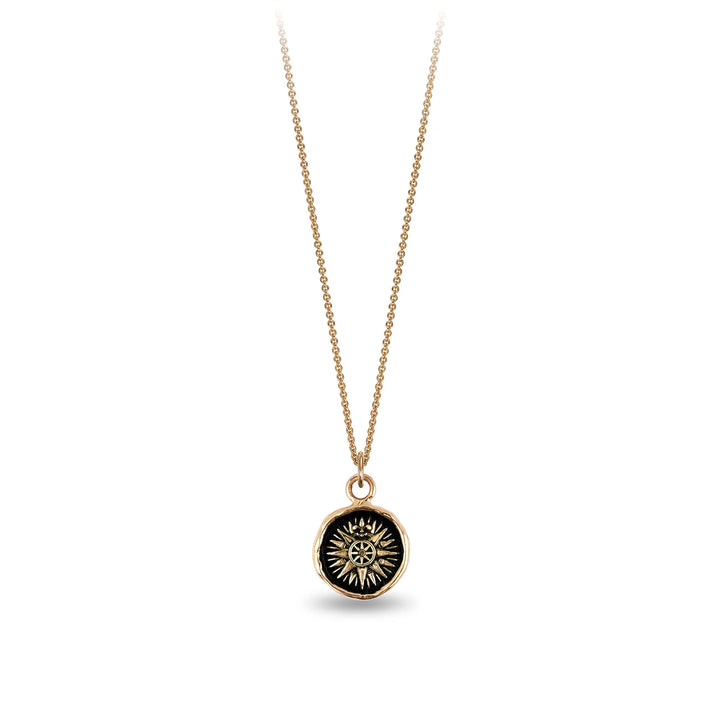 Direction 14K Gold Talisman