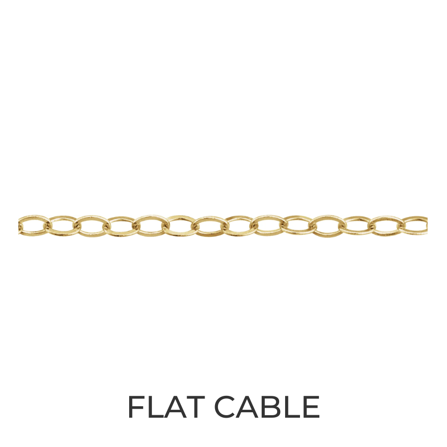 Barely There Flat Cable Chain