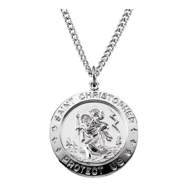 St. Christopher Medallion Necklace