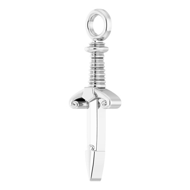 Sterling Silver Dagger Dangle