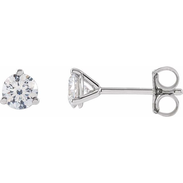 14k Gold Lab-Grown Diamond Cocktail Stud Earrings