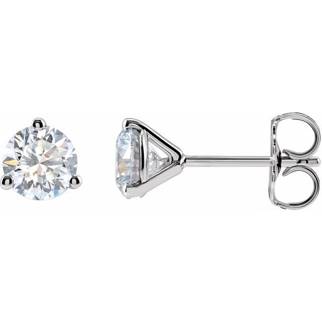 14k Gold Lab-Grown Diamond Cocktail Stud Earrings