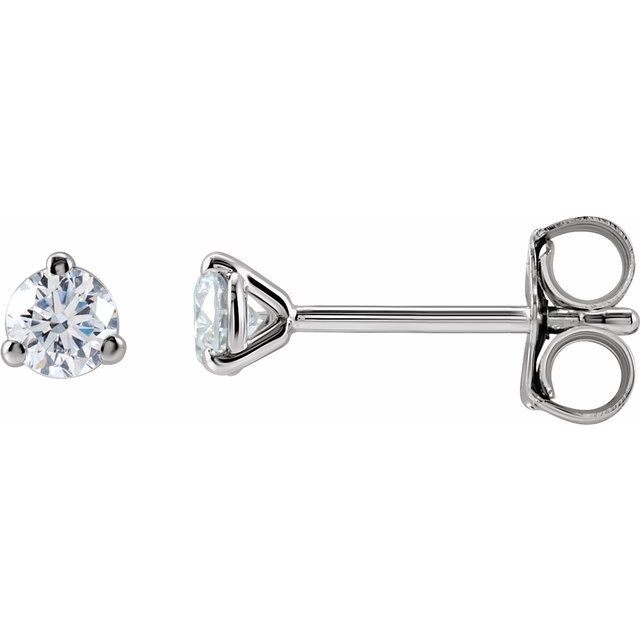 14k Gold Lab-Grown Diamond Cocktail Stud Earrings