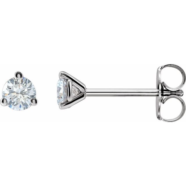 14k Gold Lab-Grown Diamond Cocktail Stud Earrings