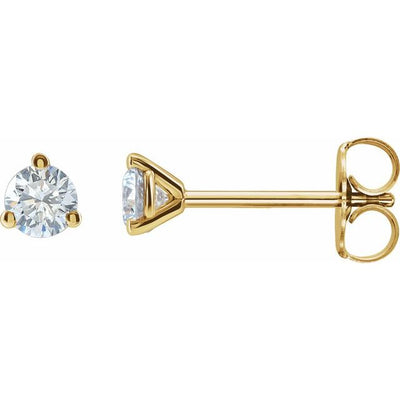 14k Gold Lab-Grown Diamond Cocktail Stud Earrings