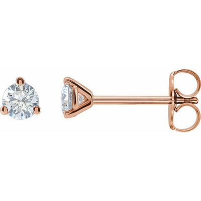 14k Gold Lab-Grown Diamond Cocktail Stud Earrings