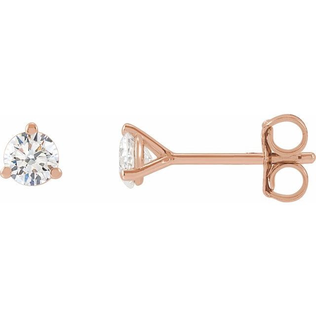 14k Gold Lab-Grown Diamond Cocktail Stud Earrings