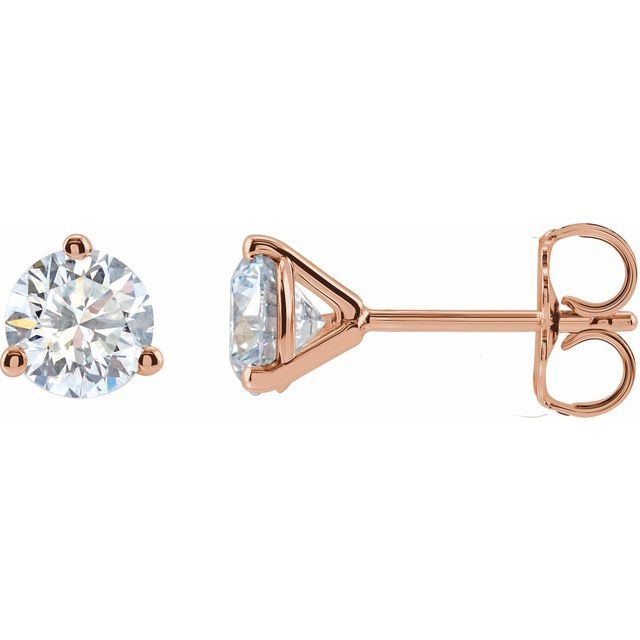 14k Gold Lab-Grown Diamond Cocktail Stud Earrings