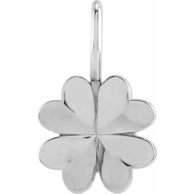 14K Gold Four-Leaf Clover Charm