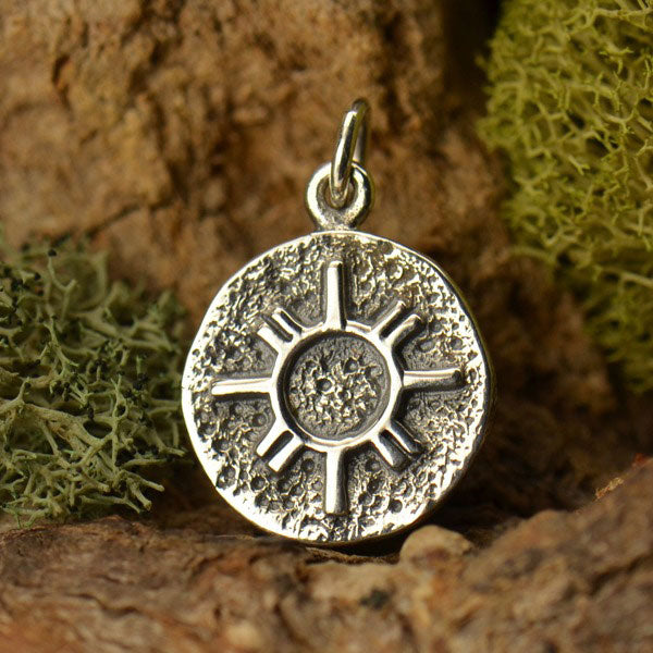 Sterling Silver Zia Sun Amulet