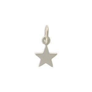 Star Charm 6x12mm