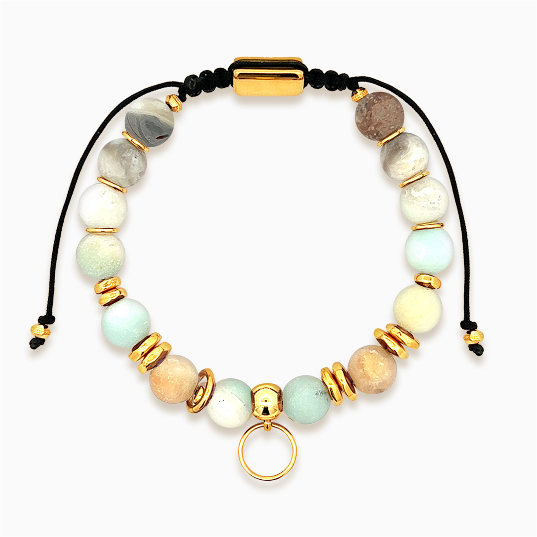 Adjustable Gemstone Stacker Bracelet