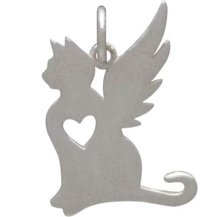 Angel Cat Charm