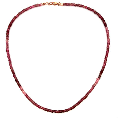 Aphrodite Pink Tourmaline Necklace
