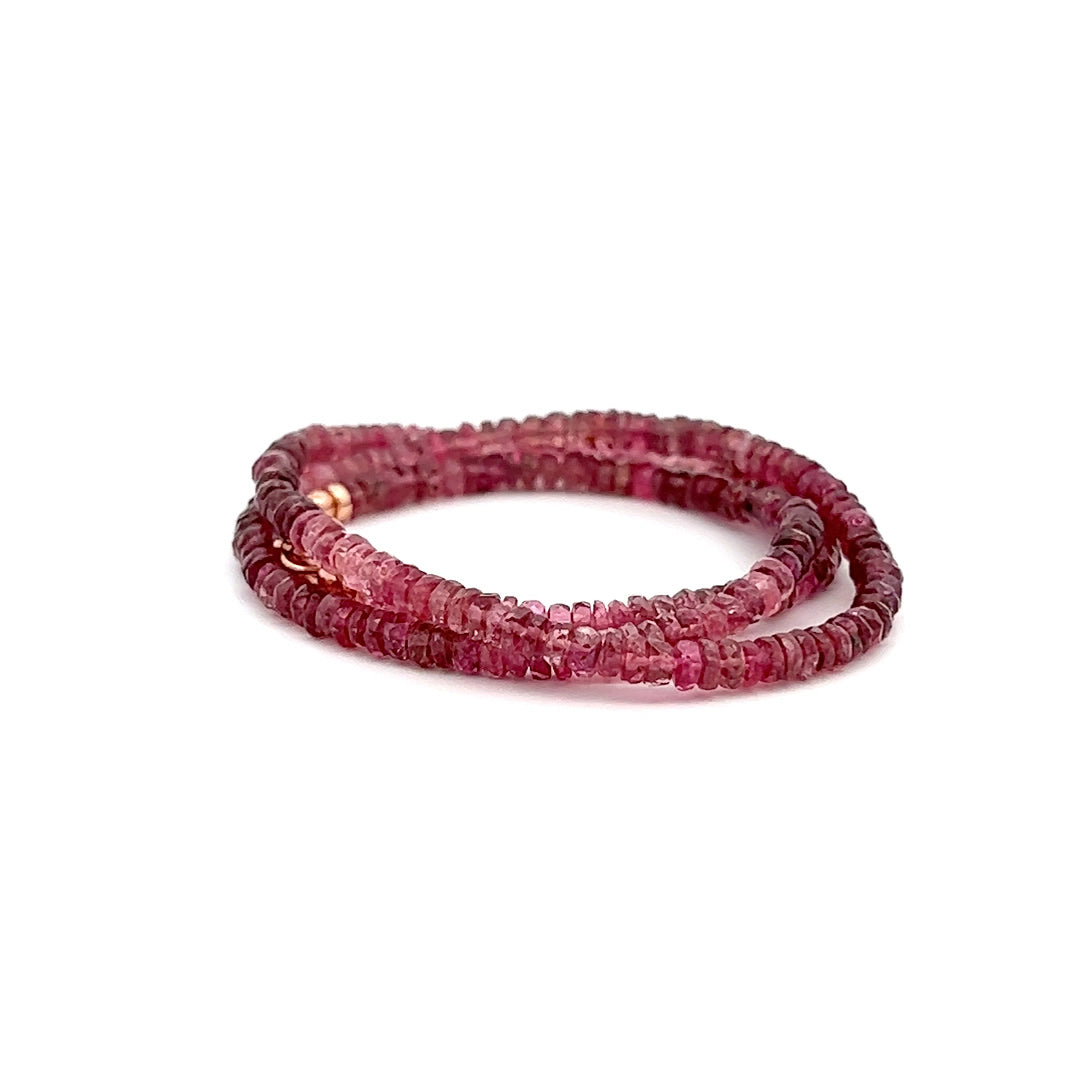 Aphrodite Pink Tourmaline Necklace