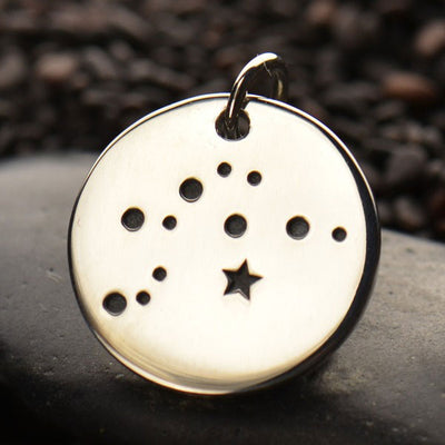 Sterling Silver Zodiac Constellation Charm
