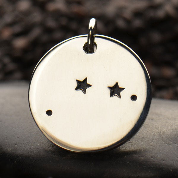 Sterling Silver Zodiac Constellation Charm