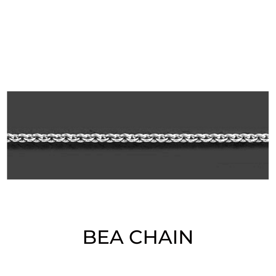 Sterling Silver Bea Cable Chain