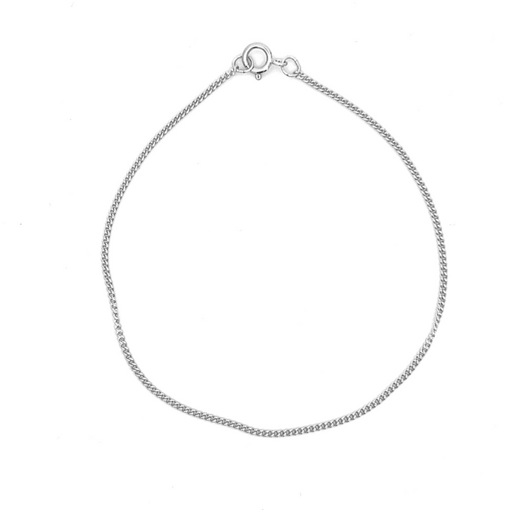 Dainty Curb Chain Bracelet 1.2mm