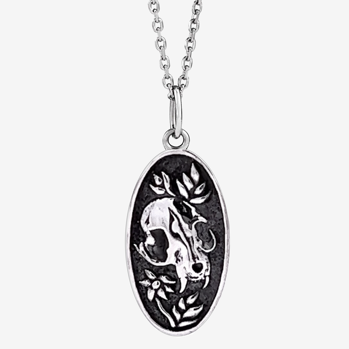 Felis Mortem Oval Pendant