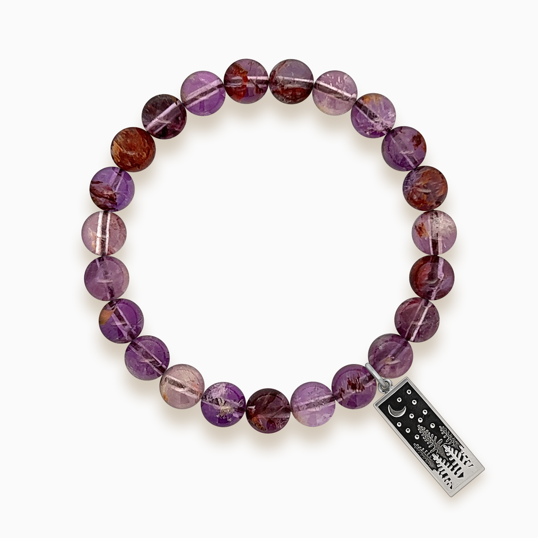 Gemstone Stacker Bracelet With Great Outdoors Charm