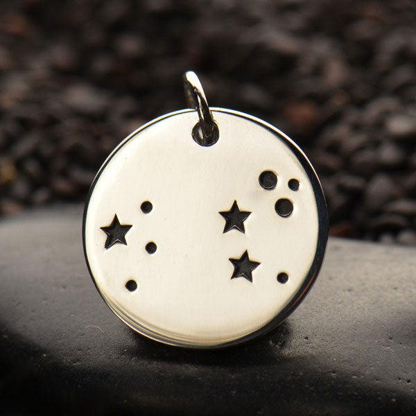 Sterling Silver Zodiac Constellation Charm