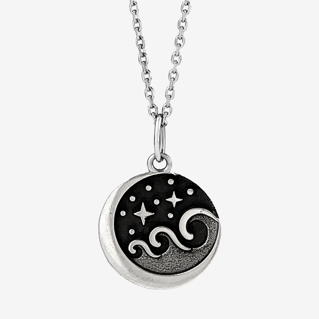 Lunar Wave Charm