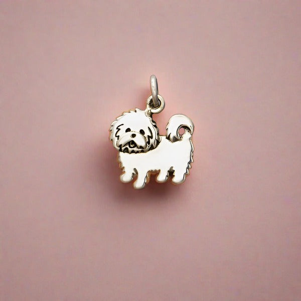 Maltese Dog Charm