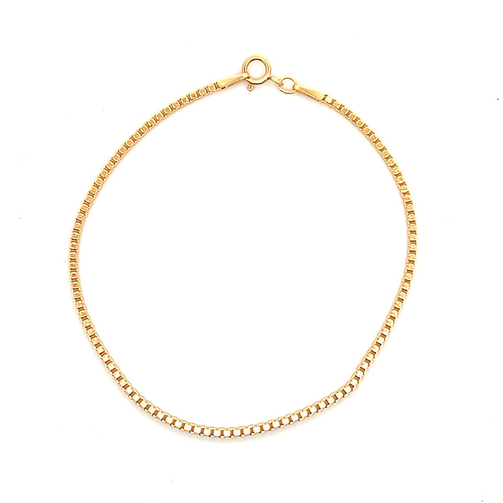 Medium Box Chain Bracelet 1.5mm