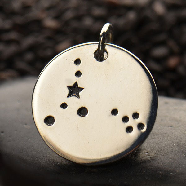 Sterling Silver Zodiac Constellation Charm