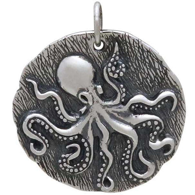Octopus Coin Pendant