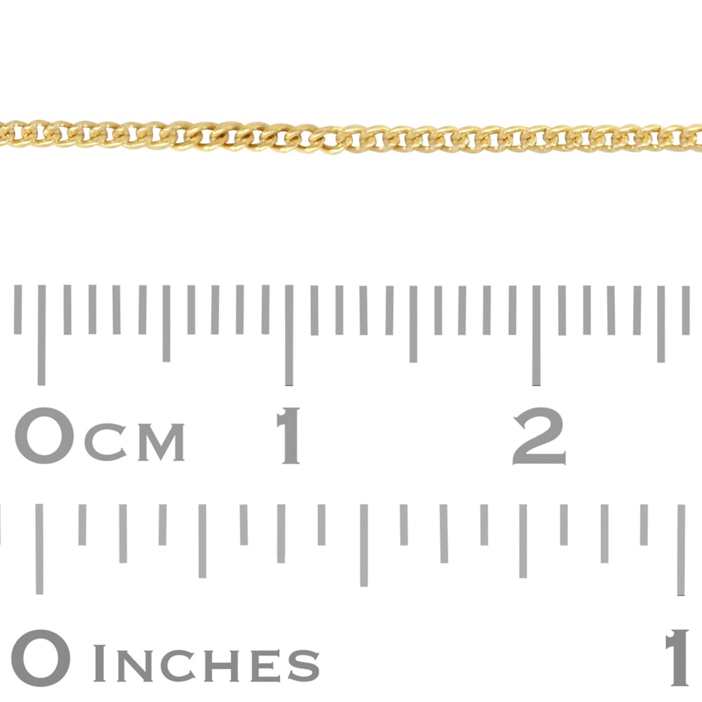 1.2mm Round Curb Chain - Infinity Bracelet