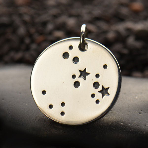 Sterling Silver Zodiac Constellation Charm