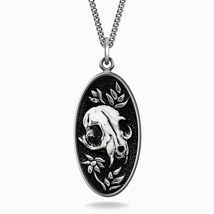 Felis Mortem Oval Pendant