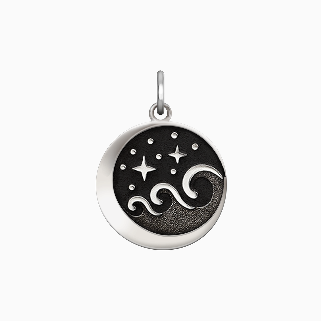 Lunar Wave Charm