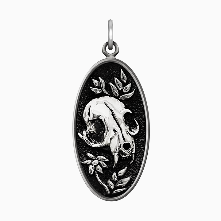 Felis Mortem Oval Pendant