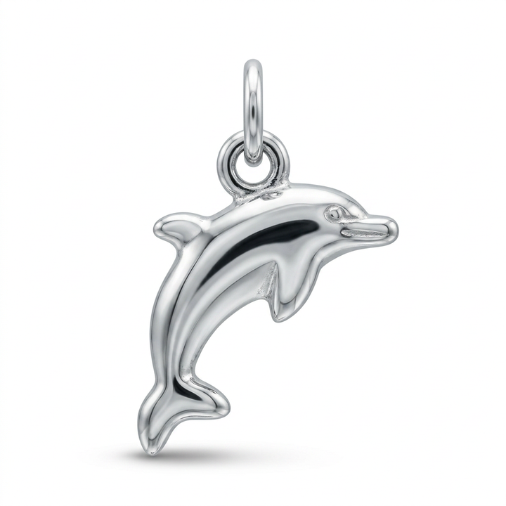 Sterling Silver Dolphin Charm