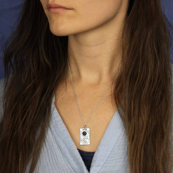 The Moon Tarot Pendant