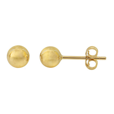 14k Gold Lightweight Ball Earrings