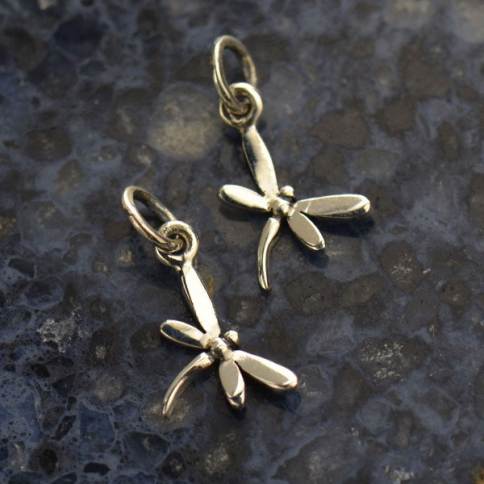 Tiny Dragonfly Charm