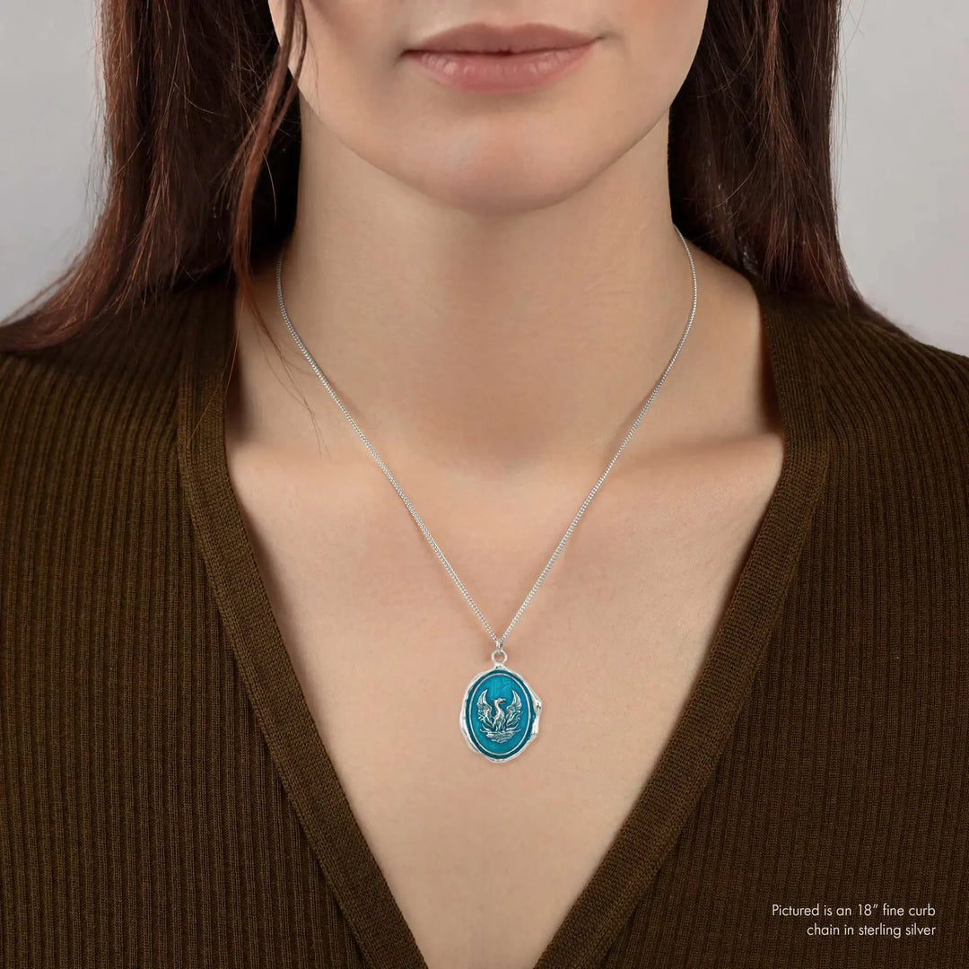 Fire Within Talisman - Capri Blue
